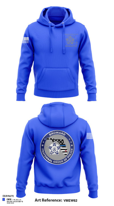Broward Fraternal Order of Police 91005967 Hoodie - 115