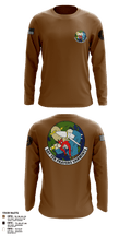20th Intelligence Squadron 35709340 Long Sleeve Performance Polo - 4