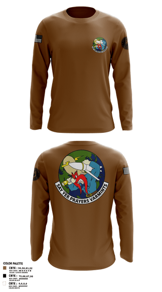 Long Sleeve Performance Polo, 20th Intelligence Squadron, Air Force, Teamtime, Team time, sublimation, custom sports apparel, team uniforms, spirit wear, spiritwear, sports uniforms, custom shirts, team store, custom team store, fundraiser sports, apparel fundraiser
