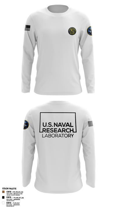 Naval Research Laboratory 46381607 Long Sleeve Performance Polo - 2