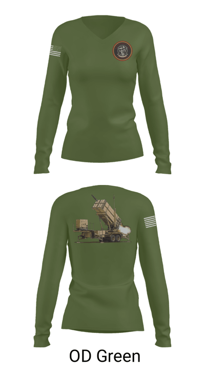 Bravo 5-7 ADA 95046611 Women's Long Sleeve V-neck Shirt - 57