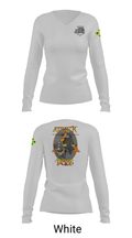 B Co 404th ASB 81436788 Women's Long Sleeve V-neck Shirt - 6