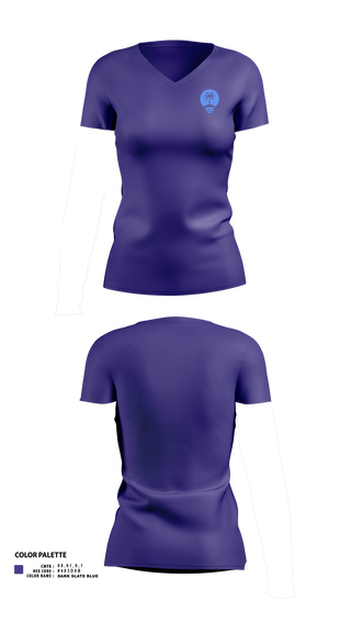 Womens Short Sleeve Vneck Shirt, Lucky Palm Lighting, , Teamtime, Team time, sublimation, custom sports apparel, team uniforms, spirit wear, spiritwear, sports uniforms, custom shirts, team store, custom team store, fundraiser sports, apparel fundraiser