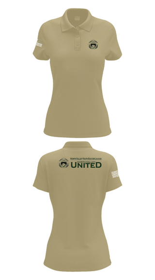 Women's Short Sleeve Performance Polo, North Valley Youth Soccer League, Men's Soccer, Teamtime, Team time, sublimation, custom sports apparel, team uniforms, spirit wear, spiritwear, sports uniforms, custom shirts, team store, custom team store, fundraiser sports, apparel fundraiser