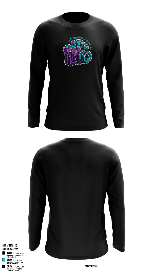 Long Sleeve Performance Shirt, Prime Optics Sports Media, , Teamtime, Team time, sublimation, custom sports apparel, team uniforms, spirit wear, spiritwear, sports uniforms, custom shirts, team store, custom team store, fundraiser sports, apparel fundraiser