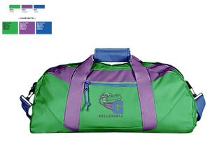 Duffle Bag, James N Gamble Montessori Junior High School Volleyball, Women's Volleyball, Teamtime, Team time, sublimation, custom sports apparel, team uniforms, spirit wear, spiritwear, sports uniforms, custom shirts, team store, custom team store, fundraiser sports, apparel fundraiser