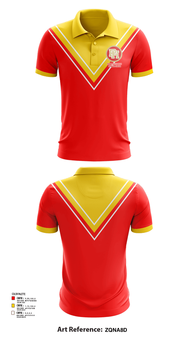 Short Sleeve Performance Polo, Penn Hills High School Cheer, Cheer, Teamtime, Team time, sublimation, custom sports apparel, team uniforms, spirit wear, spiritwear, sports uniforms, custom shirts, team store, custom team store, fundraiser sports, apparel fundraiser