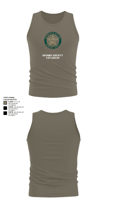 BROWARD SHERIFF EXPLORERS 82961941 Tank Top - 75