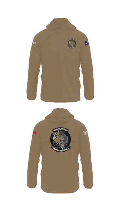 90th ASB B co 4Th Platoon 5922701 Windbreaker - 1
