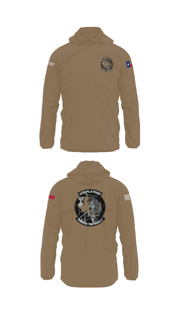 Windbreaker, 90th ASB B co 4Th Platoon, Army, Teamtime, Team time, sublimation, custom sports apparel, team uniforms, spirit wear, spiritwear, sports uniforms, custom shirts, team store, custom team store, fundraiser sports, apparel fundraiser