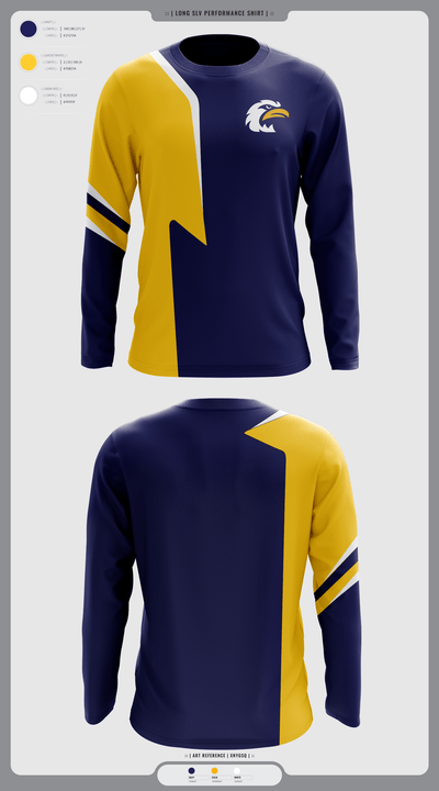 Liberty North High School Wrestling 88042593 Long Sleeve Performance Shirt - 1
