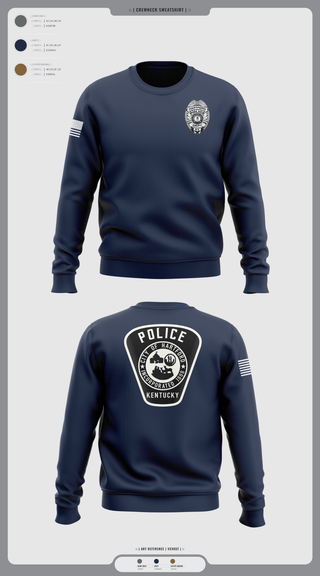 Crew Neck Sweatshirt, Hartford Police Department, Police, Teamtime, Team time, sublimation, custom sports apparel, team uniforms, spirit wear, spiritwear, sports uniforms, custom shirts, team store, custom team store, fundraiser sports, apparel fundraiser
