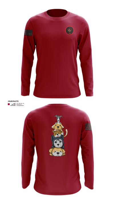Cranberry Country K9s 10708887 Long Sleeve Performance Shirt 1