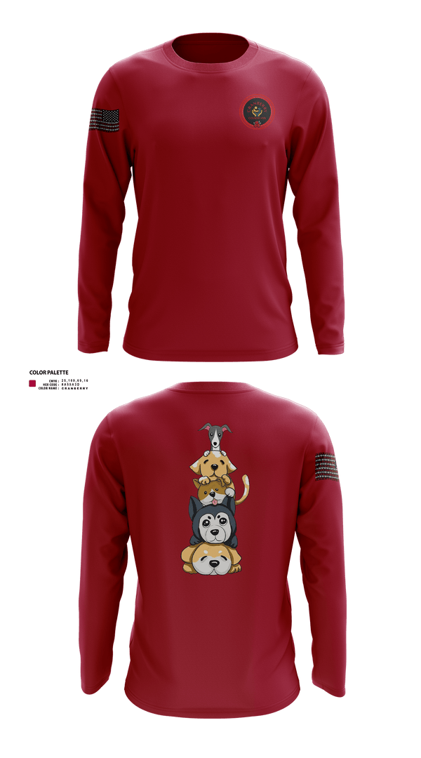 Long Sleeve Performance Shirt, Cranberry Country K9s, , Teamtime, Team time, sublimation, custom sports apparel, team uniforms, spirit wear, spiritwear, sports uniforms, custom shirts, team store, custom team store, fundraiser sports, apparel fundraiser