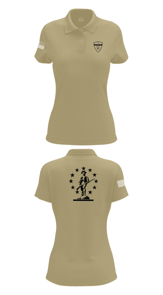 Womens Short Sleeve Performance Polo, 2nd Company Governor's Foot Guard, , Teamtime, Team time, sublimation, custom sports apparel, team uniforms, spirit wear, spiritwear, sports uniforms, custom shirts, team store, custom team store, fundraiser sports, apparel fundraiser