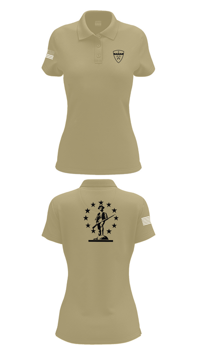 2nd Company Governor's Foot Guard 46086326 Women's Short Sleeve Performance Polo  - 90