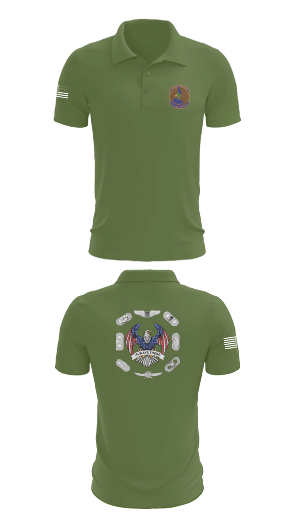 Short Sleeve Performance Polo, 22nd OSS, Air Force, Teamtime, Team time, sublimation, custom sports apparel, team uniforms, spirit wear, spiritwear, sports uniforms, custom shirts, team store, custom team store, fundraiser sports, apparel fundraiser
