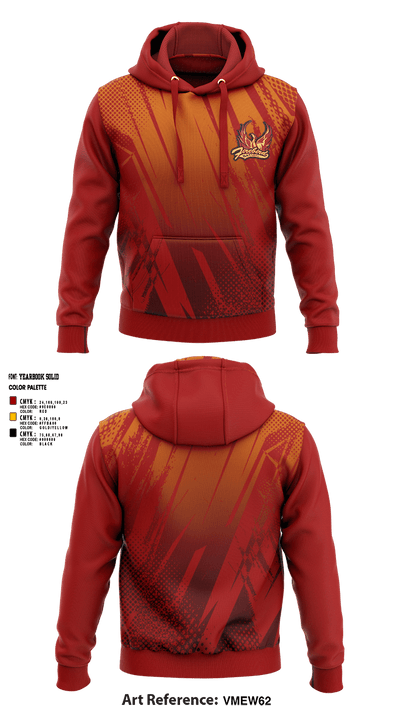 Falcon Middle School Basketball 65038956 Hoodie - 1