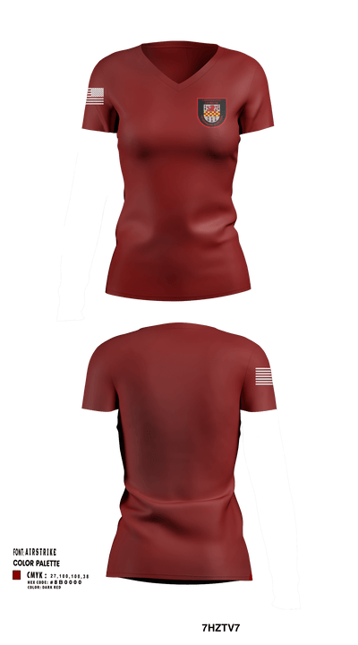 Letmathe 32644769 Women's Short Sleeve V-neck Shirt - 114