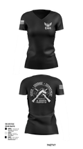 Kennesaw Mountain NJROTC 60987688 Women's Short Sleeve V-neck Shirt - 126