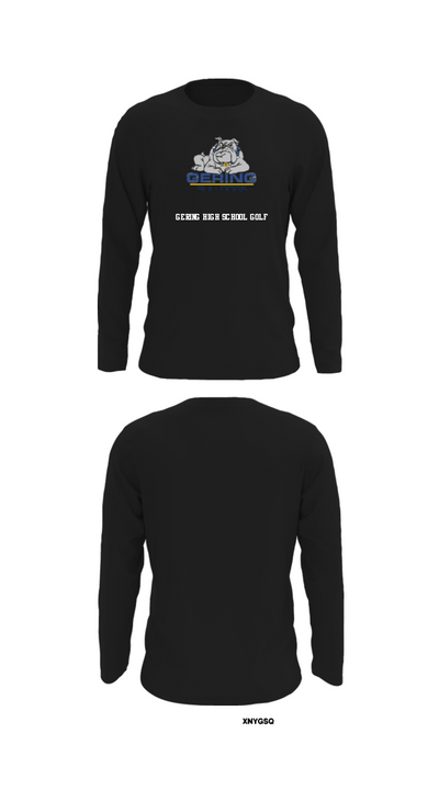 Gering High School Golf 72370370 Long Sleeve Performance Shirt - 27