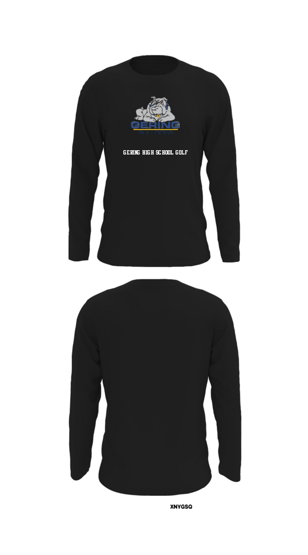 Long Sleeve Performance Shirt, Gering High School Golf, Golf, Teamtime, Team time, sublimation, custom sports apparel, team uniforms, spirit wear, spiritwear, sports uniforms, custom shirts, team store, custom team store, fundraiser sports, apparel fundraiser