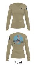 733 83106436 Women's Long Sleeve V-neck Shirt - 92