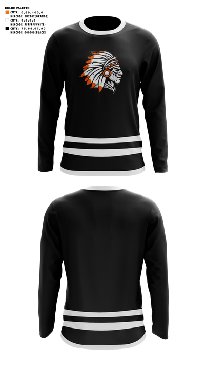 RRMS Cheer 7036468 Long Sleeve Performance Shirt 42