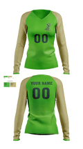 Saint Edward High School Volleyball 61999395 Women's Long Sleeve V-neck Shirt - 3