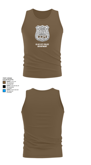 Tank Top, Co-op City Police Department, Police, Teamtime, Team time, sublimation, custom sports apparel, team uniforms, spirit wear, spiritwear, sports uniforms, custom shirts, team store, custom team store, fundraiser sports, apparel fundraiser