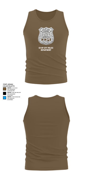 Co-op City Police Department 96634913 Tank Top - 18