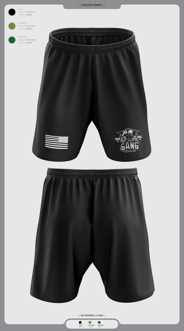 Athletic Shorts With Pockets, Gang Unit, Police, Teamtime, Team time, sublimation, custom sports apparel, team uniforms, spirit wear, spiritwear, sports uniforms, custom shirts, team store, custom team store, fundraiser sports, apparel fundraiser