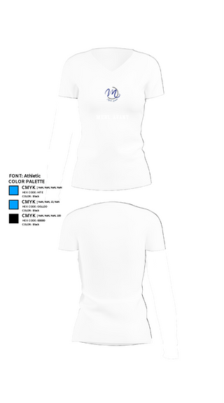 Womens Short Sleeve Vneck Shirt, Merl Avant, , Teamtime, Team time, sublimation, custom sports apparel, team uniforms, spirit wear, spiritwear, sports uniforms, custom shirts, team store, custom team store, fundraiser sports, apparel fundraiser