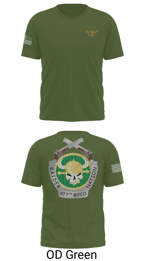 Old School Cotton Feel Shirt, 977 MP CO, Army, Teamtime, Team time, sublimation, custom sports apparel, team uniforms, spirit wear, spiritwear, sports uniforms, custom shirts, team store, custom team store, fundraiser sports, apparel fundraiser