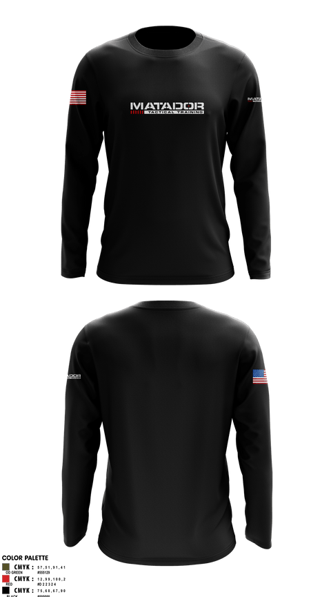 Long Sleeve Performance Shirt, Matador Tactical, , Teamtime, Team time, sublimation, custom sports apparel, team uniforms, spirit wear, spiritwear, sports uniforms, custom shirts, team store, custom team store, fundraiser sports, apparel fundraiser