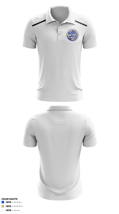 Bradwell Institute Volleyball 8244530 Short Sleeve Performance Polo - 17