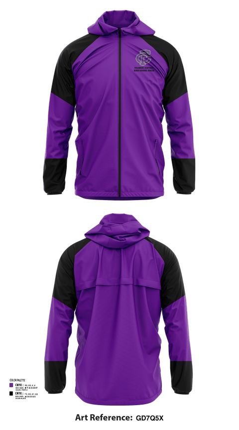Windbreaker, Fillmore Central High School Cheer, Cheer, Teamtime, Team time, sublimation, custom sports apparel, team uniforms, spirit wear, spiritwear, sports uniforms, custom shirts, team store, custom team store, fundraiser sports, apparel fundraiser