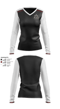 Avd plumbing 52318948 Women's Long Sleeve V-neck Shirt - 40