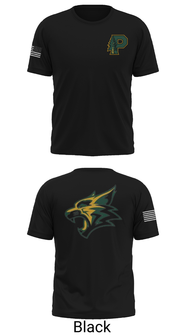 Short Sleeve Performance Shirt, Paradise High School Bobcats, Swimming, Teamtime, Team time, sublimation, custom sports apparel, team uniforms, spirit wear, spiritwear, sports uniforms, custom shirts, team store, custom team store, fundraiser sports, apparel fundraiser