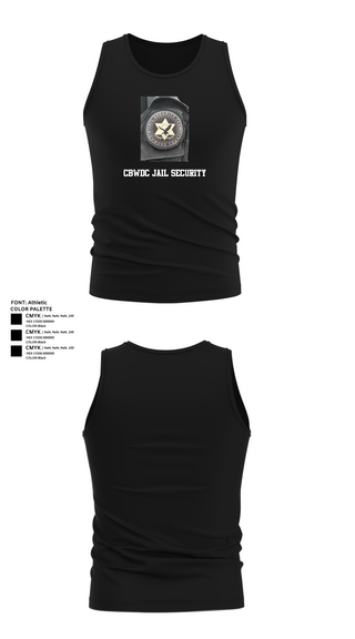 Tank Top, CBWDC Jail Security, , Teamtime, Team time, sublimation, custom sports apparel, team uniforms, spirit wear, spiritwear, sports uniforms, custom shirts, team store, custom team store, fundraiser sports, apparel fundraiser
