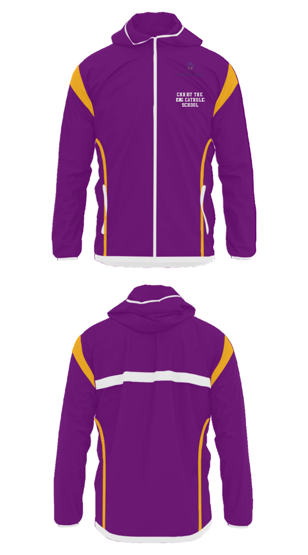 Windbreaker, Christ The King Catholic School, Spirit Store, Teamtime, Team time, sublimation, custom sports apparel, team uniforms, spirit wear, spiritwear, sports uniforms, custom shirts, team store, custom team store, fundraiser sports, apparel fundraiser