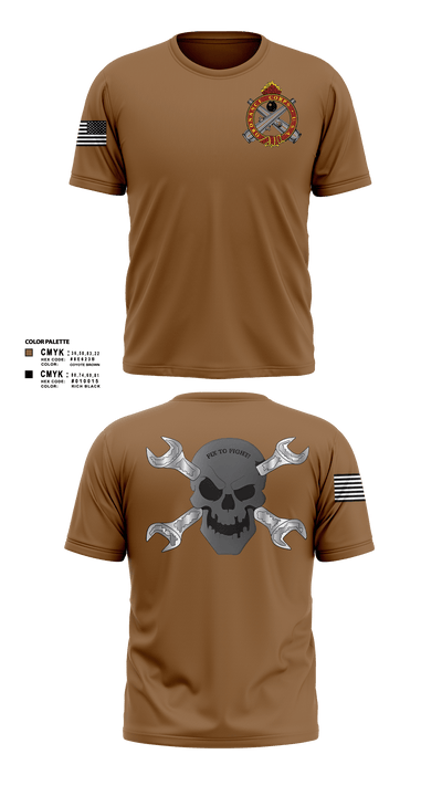 758th SMC 429395 Short Sleeve Performance Shirt - 2