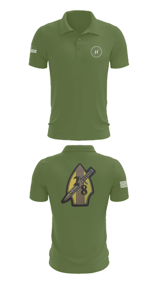 Short Sleeve Performance Polo, 2nd bn 8th Marines, Marines, Teamtime, Team time, sublimation, custom sports apparel, team uniforms, spirit wear, spiritwear, sports uniforms, custom shirts, team store, custom team store, fundraiser sports, apparel fundraiser
