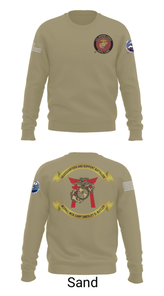 Crew Neck Sweatshirt, MCIPAC, Marines, Teamtime, Team time, sublimation, custom sports apparel, team uniforms, spirit wear, spiritwear, sports uniforms, custom shirts, team store, custom team store, fundraiser sports, apparel fundraiser