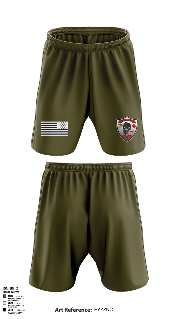 Athletic Shorts With Pockets, Det. 4 Tows and Scouts 4th Tank Battalion, , Teamtime, Team time, sublimation, custom sports apparel, team uniforms, spirit wear, spiritwear, sports uniforms, custom shirts, team store, custom team store, fundraiser sports, apparel fundraiser