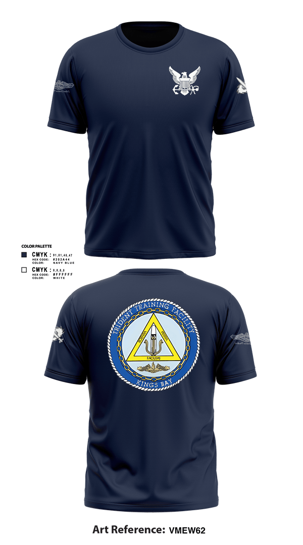 Short Sleeve Performance Shirt, TRIDENT TRAINING FACILITY, Navy, Teamtime, Team time, sublimation, custom sports apparel, team uniforms, spirit wear, spiritwear, sports uniforms, custom shirts, team store, custom team store, fundraiser sports, apparel fundraiser