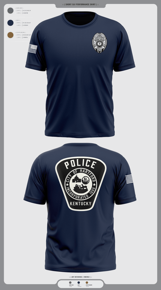 Short Sleeve Performance Shirt, Hartford Police Department, Police, Teamtime, Team time, sublimation, custom sports apparel, team uniforms, spirit wear, spiritwear, sports uniforms, custom shirts, team store, custom team store, fundraiser sports, apparel fundraiser