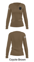 Blackout 17717609 Women's Long Sleeve V-neck Shirt - 16