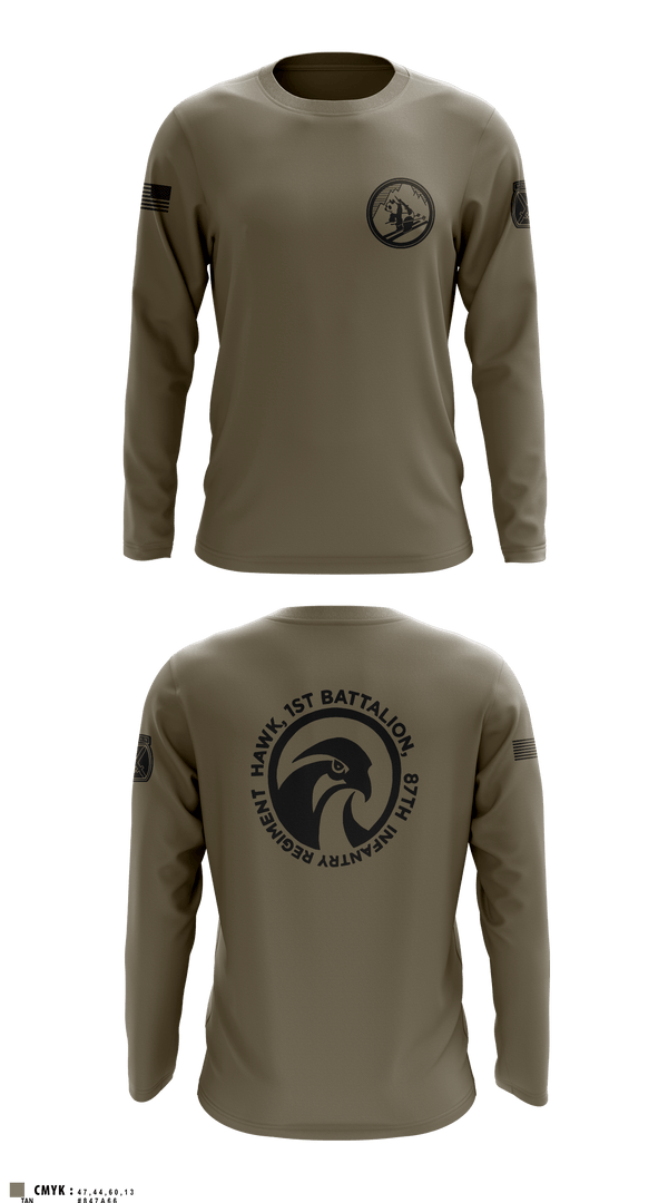 Long Sleeve Performance Shirt, Diesel, 3-71CAV, Army, Teamtime, Team time, sublimation, custom sports apparel, team uniforms, spirit wear, spiritwear, sports uniforms, custom shirts, team store, custom team store, fundraiser sports, apparel fundraiser