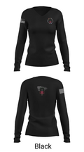 5th Armored Brigade 44800890 Women's Long Sleeve V-neck Shirt - 37